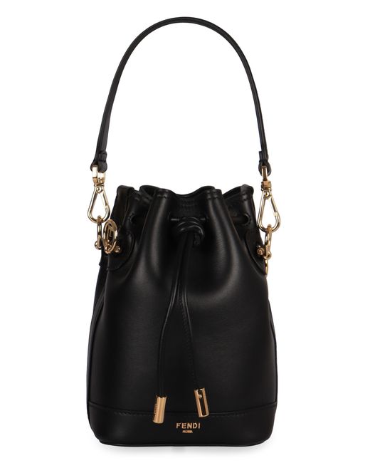 Fendi Black Minibag Mon Tresor Leather Calf Bucket Bags