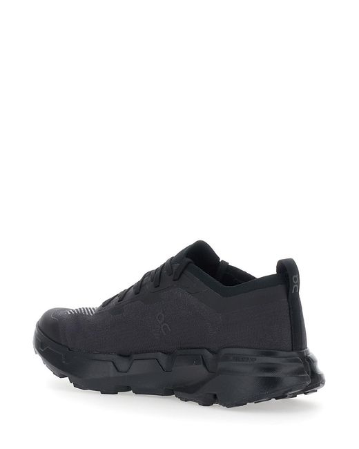 On Shoes Black Sneakers Cloudsoma Tech Fabric Trainers for men