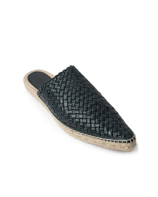 Bottega Veneta Blue Leather Espadrilles Shoe