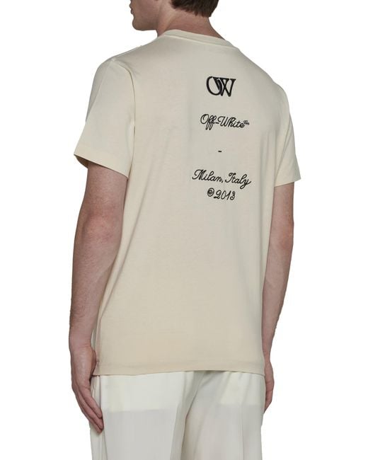 Off-White c/o Virgil Abloh White T-shirts And Polos for men