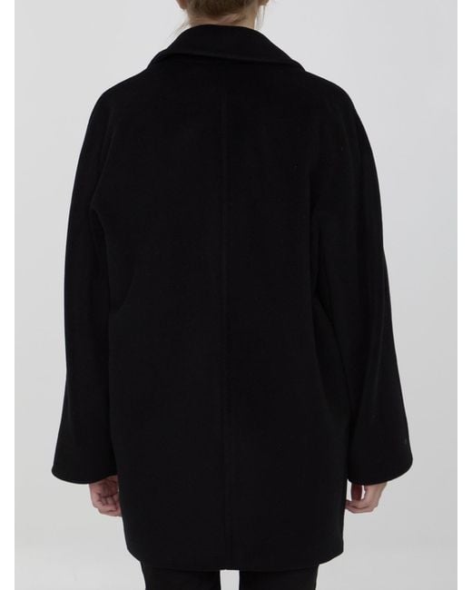 Max Mara Black Short 101801 Icon Coat