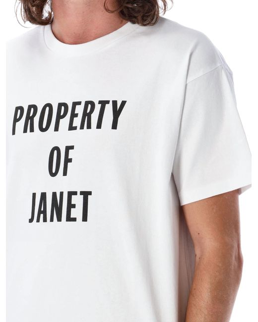 Bode White Janet Tee for men