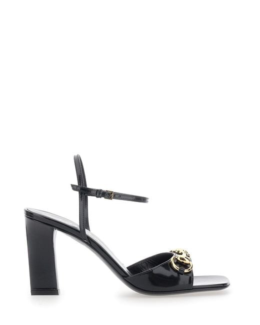 Gucci White Sandals Signora Leather