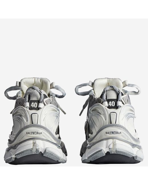 Balenciaga Metallic Sneakers Runner Polyurethane Trainers