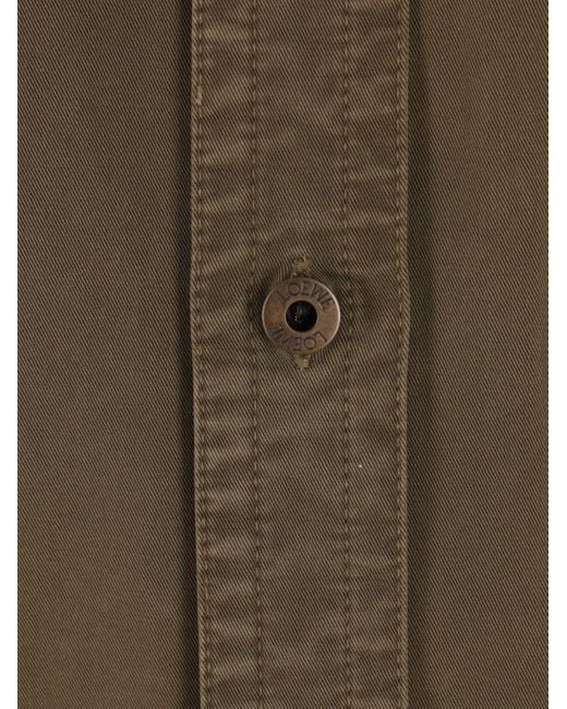 Loewe Brown Cotton Overshirt for men