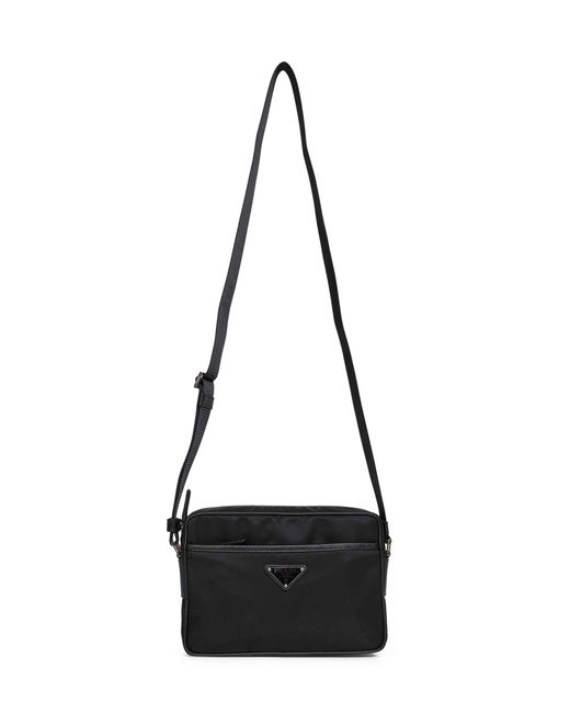 Prada Black Viaggio Crossbody Bag for men