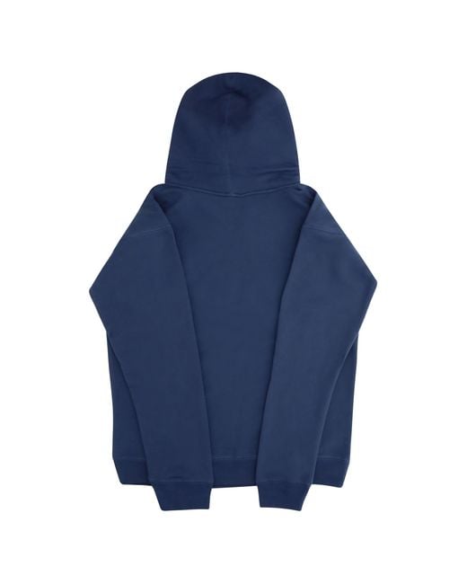 Gucci Blue Cotton Hooded Sweatshirt For Boy Sweatshirts for men