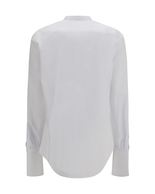 Fendi White Poplin Shirt Cotton