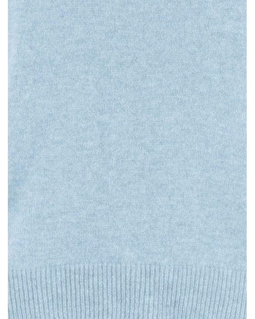Allude Blue Cashmere Sweater
