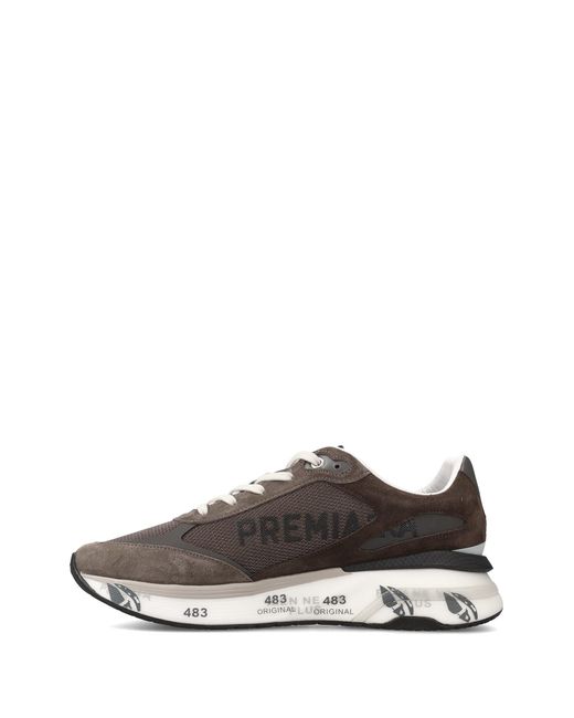 Premiata White Sneaker Moerun 6446 Dark for men