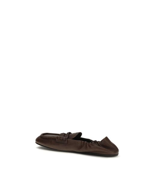 Miu Miu Black Brown Lamb Ovis Aries Aries Slip