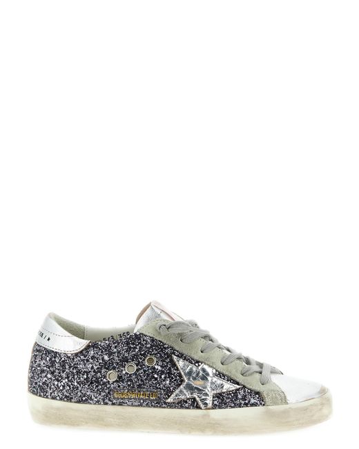 Golden Goose Deluxe Brand Gray Lace Up Sneakers