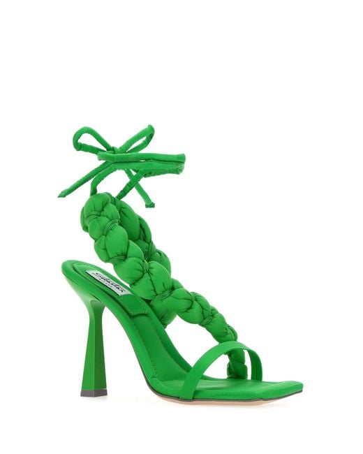 Sebastian Milano Green Nylon Untangled Sandals