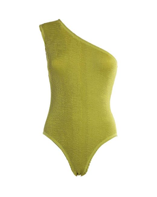 Bottega Veneta Synthetic One-shoulder Swimsuit In Crinkled Effect Nylon ...