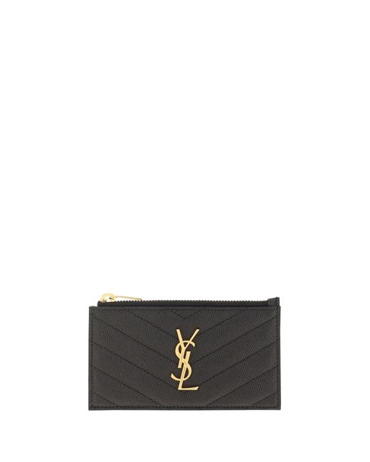 Saint Laurent Black Wallets
