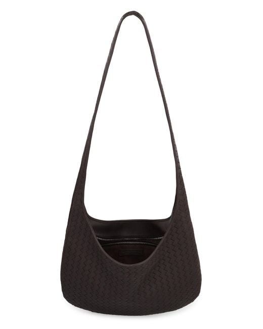 Bottega Veneta Black Leather Crossbody Bag Lamb Messenger for men