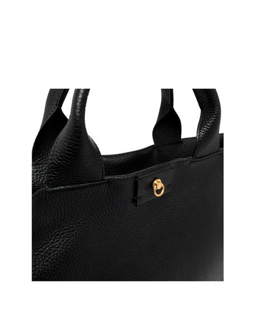 Gianni Chiarini Black Armonia Shoulder Bag With Double Handle