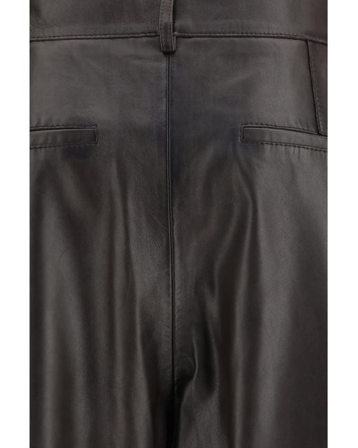 P.A.R.O.S.H. Black Leather Pants