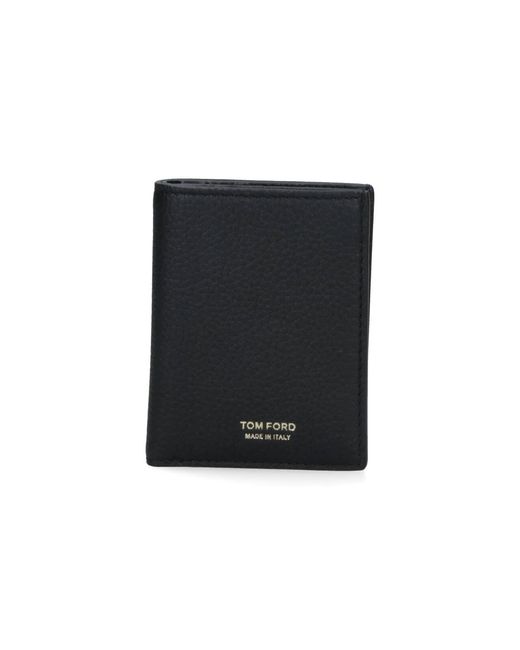 Tom Card Tom Ford Bi-Fold Card Holder in Black for Men | Lyst UK