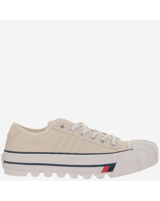 Pro Keds White Royal Intrepid Fabric Sneakers