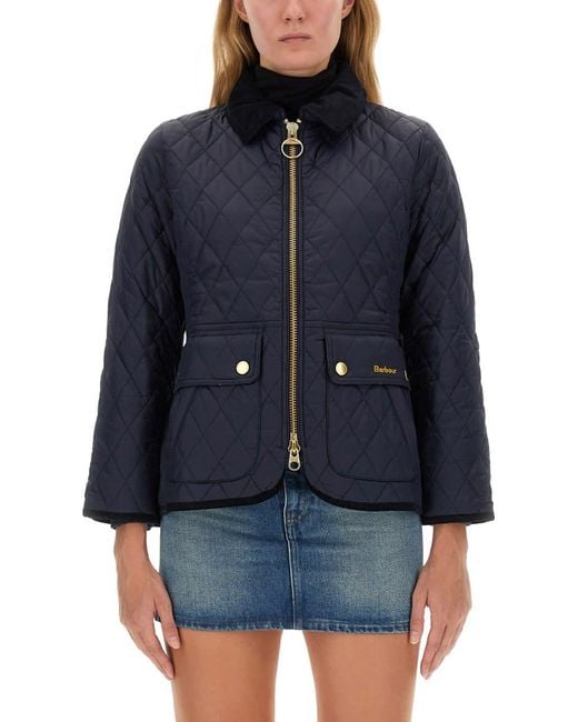 Barbour Blue Jacket With Zip