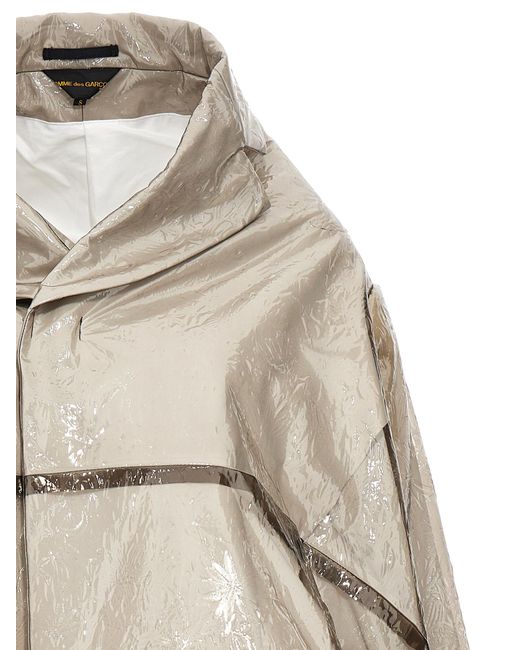 Comme des Garçons Natural Oversize Texture Trench Coat