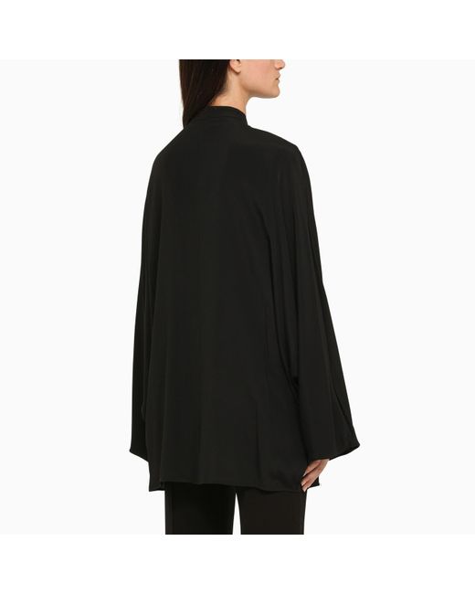 FEDERICA TOSI Black Silk Blend Shirt