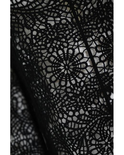 Twin Set Black Crochet Dress