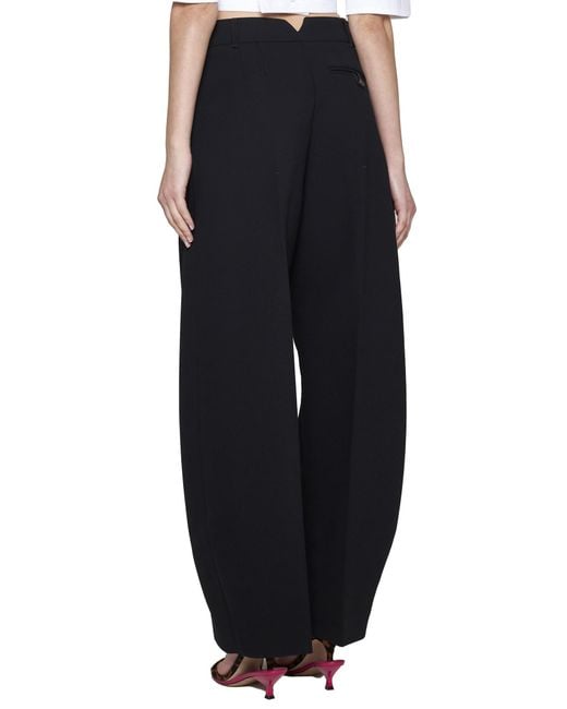 Jacquemus Blue Ovalo Trousers