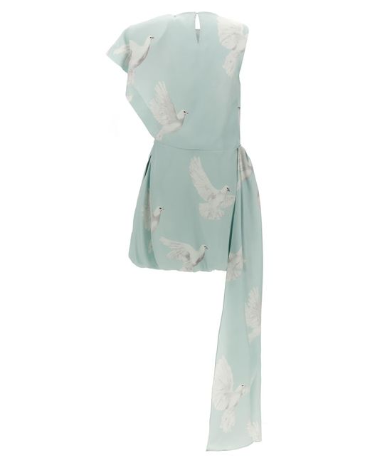 【関税込み】stella mccartney Colomba' dress Stella McCartney 'Colomba' Dress in Blue | Lyst