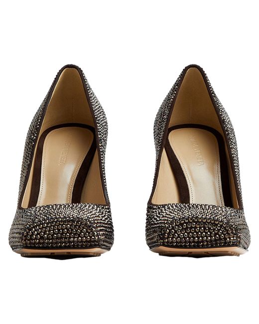 Bottega Veneta Brown 100Mm Tower Pumps