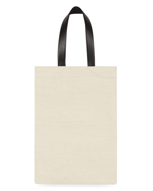 Jil Sander Natural Canvas Tote Bag for men