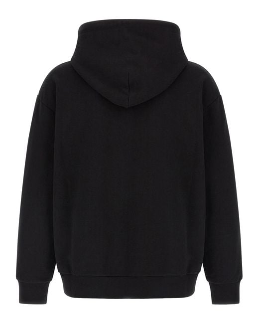 MM6 by Maison Margiela Blue Hoodie Cotton Sweatshirt for men