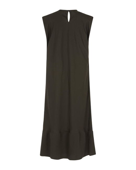 Lemaire Brown Sleeveless Flared Dress