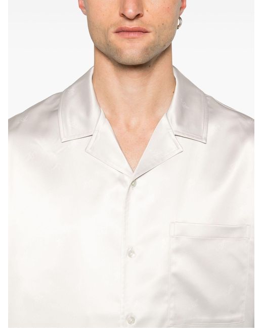 Axel Arigato White Rio Ombré-effect Shirt for men