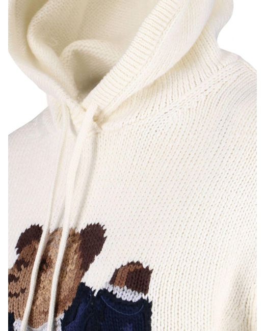 Ralph Lauren White Logo Hoodie