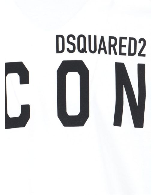 DSquared² Black Icon T-Shirt for men