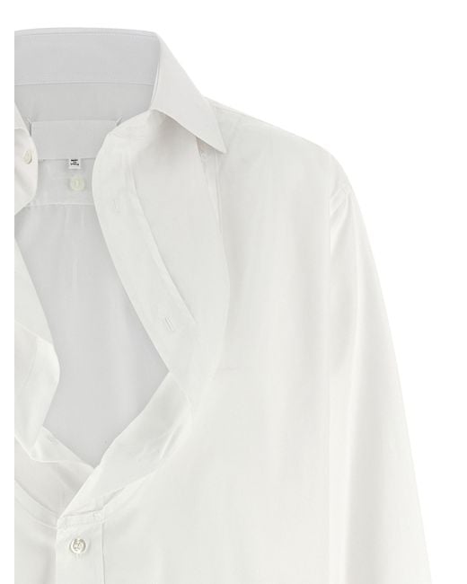 Maison Margiela White Poplin Shirt