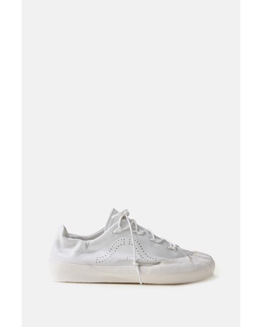 Springa White Sneakers Goat Leather