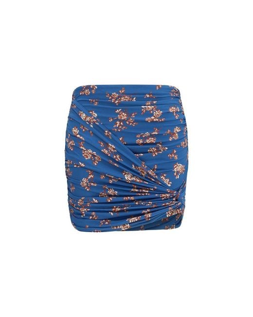 Magda Butrym Blue Polyamide Mini Skirt