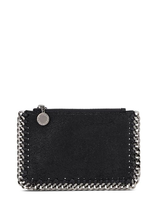 Stella McCartney Black Cardholder Falabella Polyester Wallets & Purses