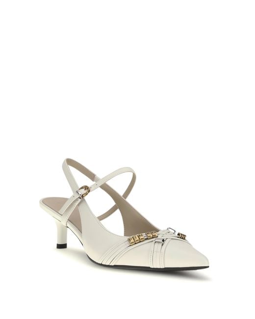 Pinko White Gloria 18 Pumps