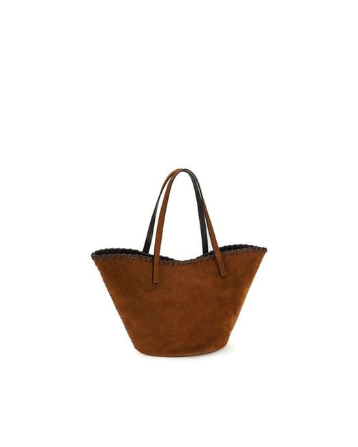 Staud Brown Calf Leather Bos Taurus Handbag Bag