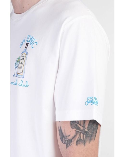 Mc2 Saint Barth White Tshirt T-Shirt for men