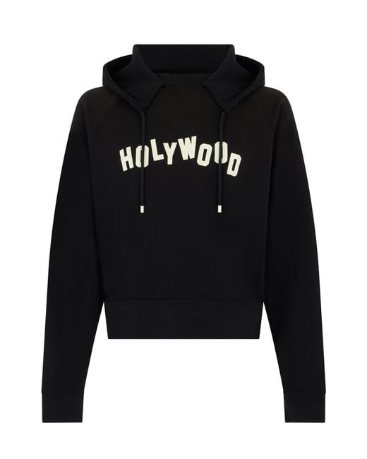 Loewe Black Hoodie Cotton Jumpers for men