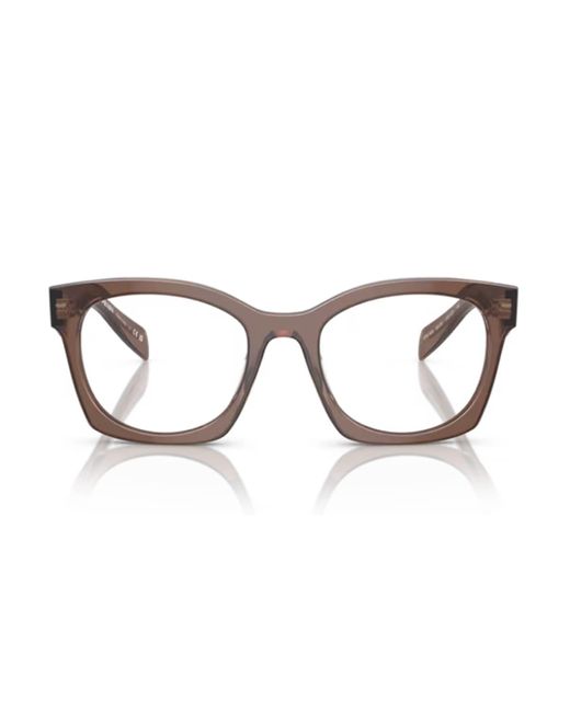 Prada Brown Pra05V Eyeglasses