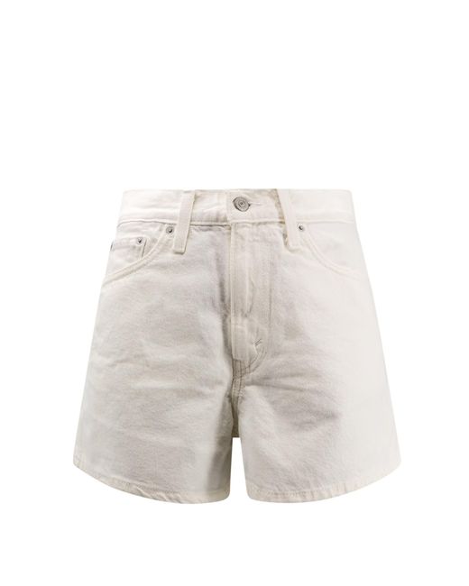 Levi's White Shorts