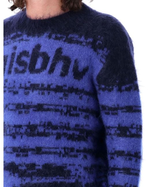 Blue Sweater with monogram MISBHV - Vitkac HK