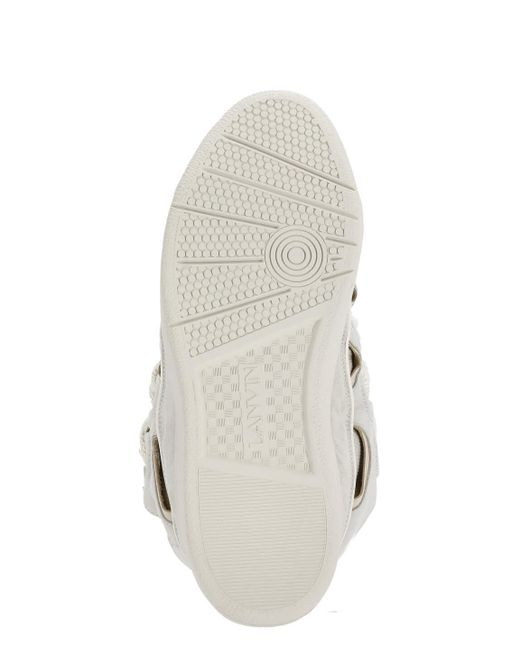Lanvin White Sneakers Beige for men
