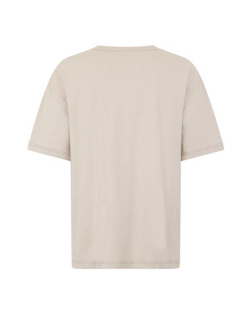 Lemaire White T-Shirt Cotton-Linen T-Shirts for men